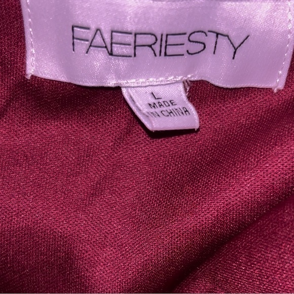 **SIZE L** NWOT Split Thigh Mesh Tube Formal Dress - Picture 6 of 6